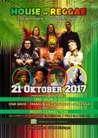 House of Reggae Zat 21 Okt 2017 Arsenaaltheater